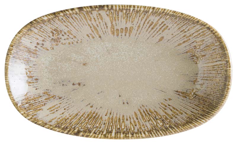 Bonna Snell Sand Gourmet Platte oval 19x11cm beige - 12 Stück Bonna Snell Sand Gourmet Platte oval 19x11cm beige - 12 Stück