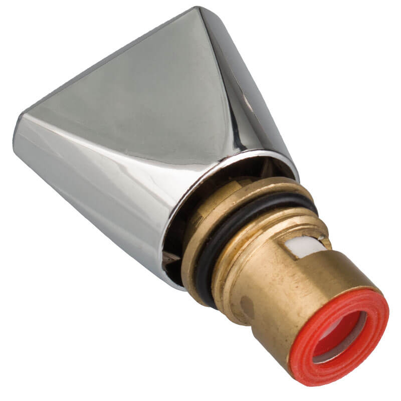Keramik-Oberteil für Mischbatterie 1/2" - warm Keramik-Oberteil für Mischbatterie 1/2" - warm