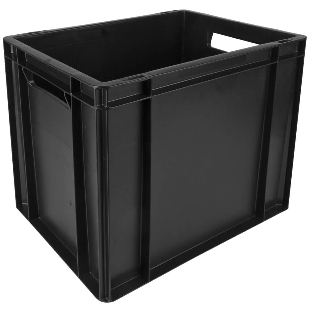 Transportkiste Euronorm schwarz - 40x30x32,5cm