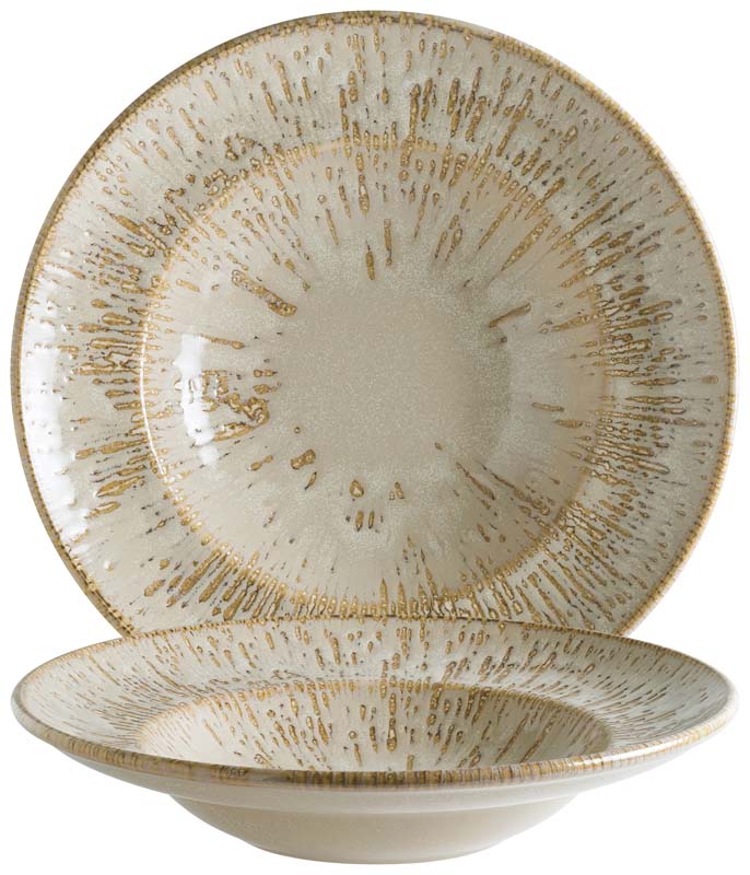 Bonna Snell Sand Gourmet Pastateller 27cm beige - 6 Stück Bonna Snell Sand Gourmet Pastateller 27cm beige - 6 Stück