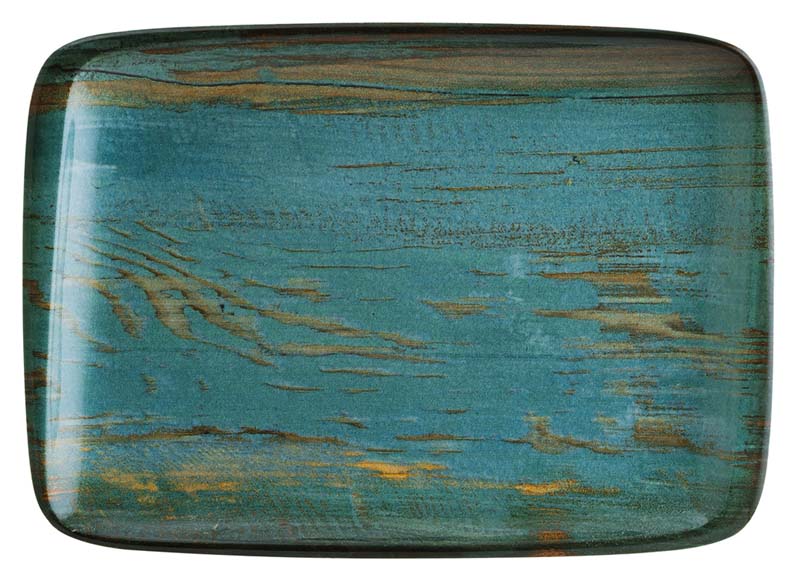 Bonna Madera Mint Moove Platte 23x16cm blau - 12 Stück Bonna Madera Mint Moove Platte 23x16cm blau - 12 Stück