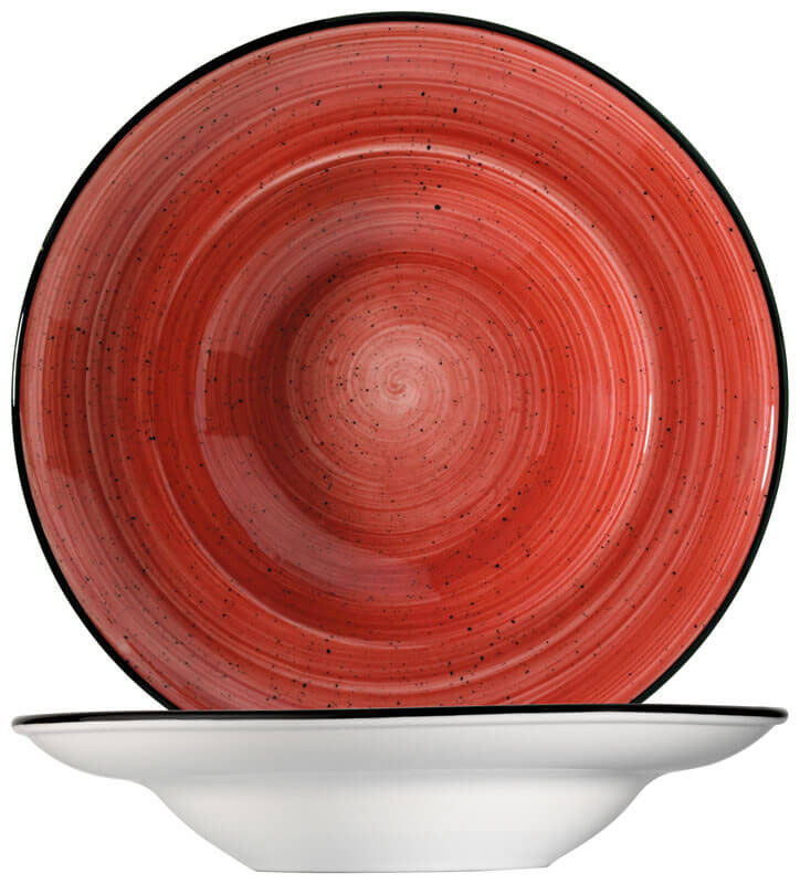 Bonna Aura Passion Gourmet Pastateller 27cm rot - 6 Stück Bonna Aura Passion Gourmet Pastateller 27cm rot - 6 Stück