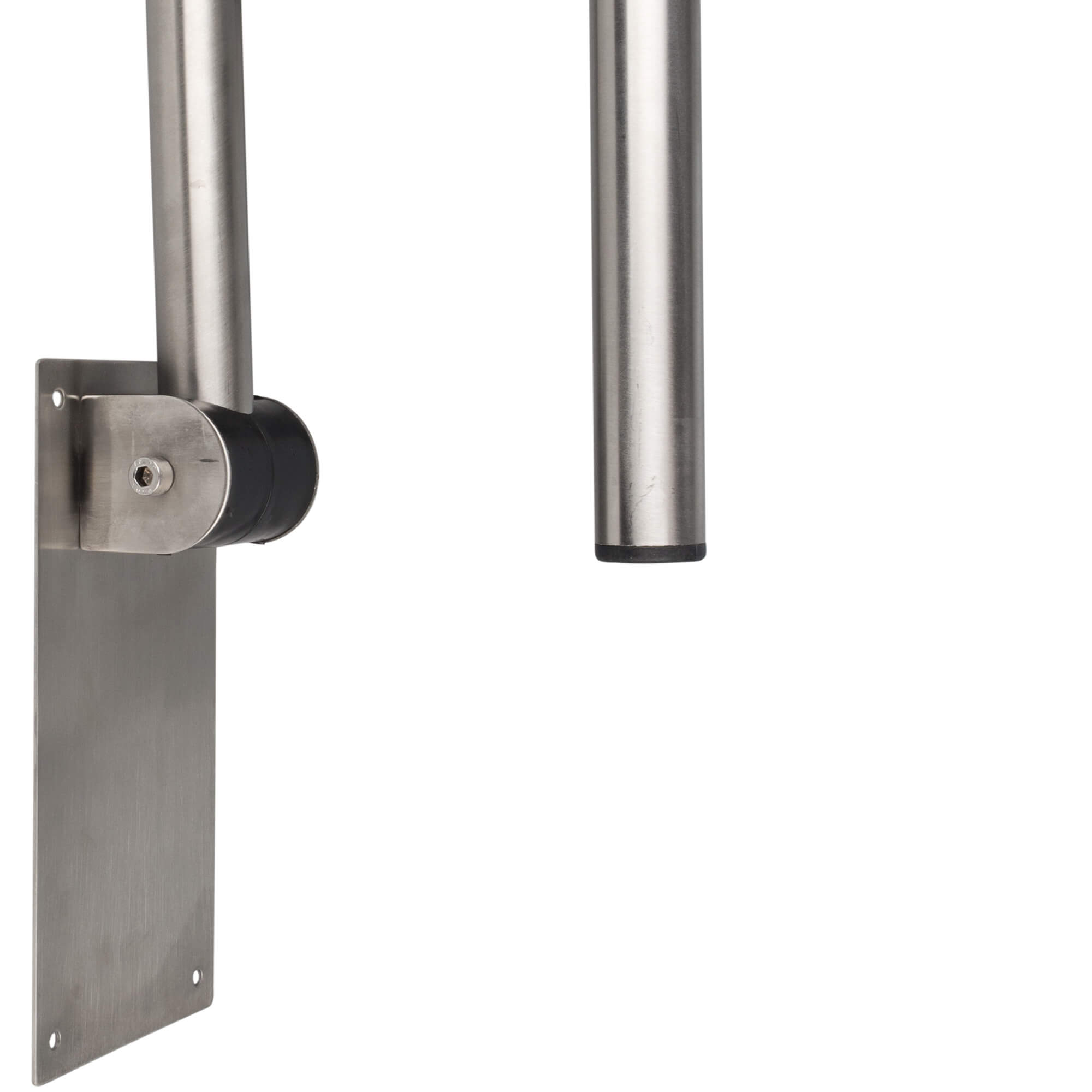 Handlauf klappbar, Edelstahl, bogenförmig - 73cm