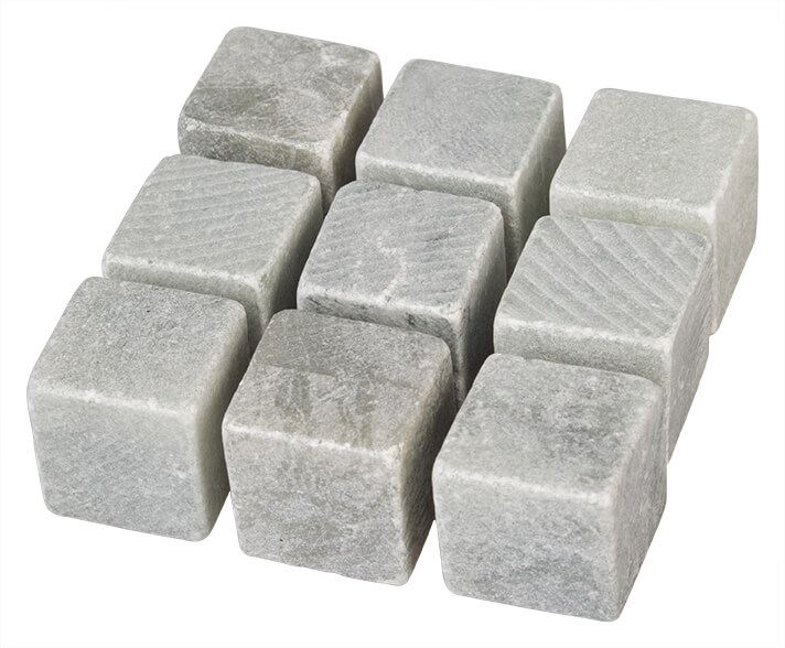 Whiskysteine aus Granit - 9er Set mit Beutel