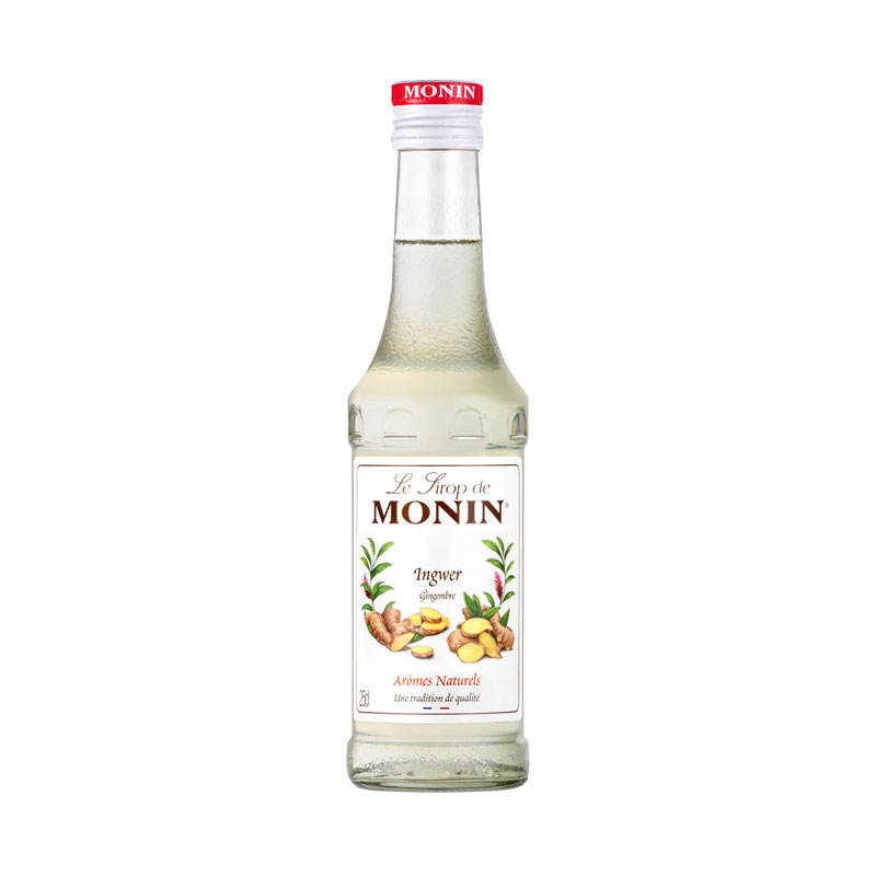Ingwer - Monin Sirup Kleinflasche, (0,25l) Ingwer - Monin Sirup Kleinflasche, (0,25l)