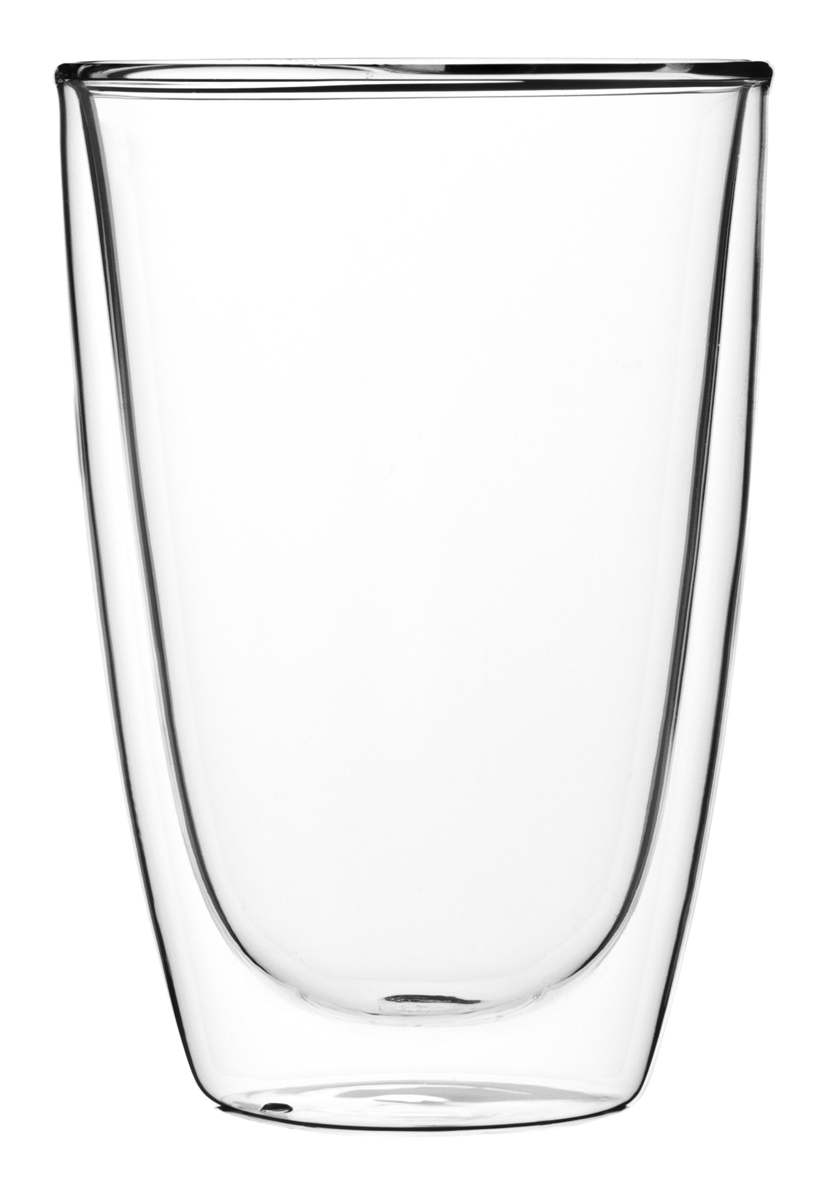 Latte Macchiato Glas ohne Henkel, doppelwandig, Lounge - 0,31l