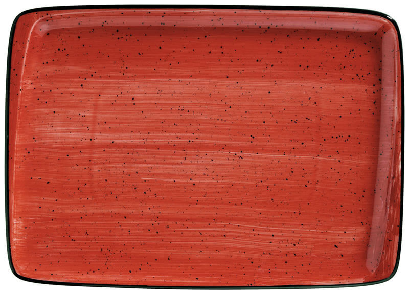 Bonna Aura Passion Moove Platte 36x25cm rot - 6 Stück Bonna Aura Passion Moove Platte 36x25cm rot - 6 Stück
