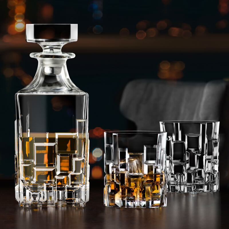 Whisky Set Etna, RCR - 1 Karaffe + 6 Tumbler