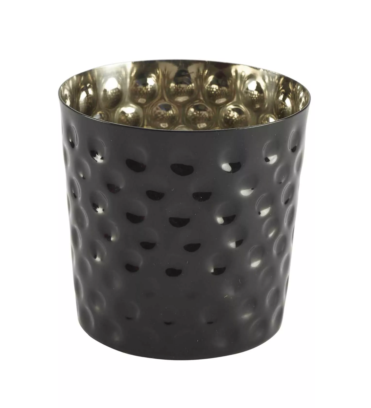 Becher, gehämmert, schwarz - Edelstahl (400ml) Becher, gehämmert, schwarz - Edelstahl (400ml)