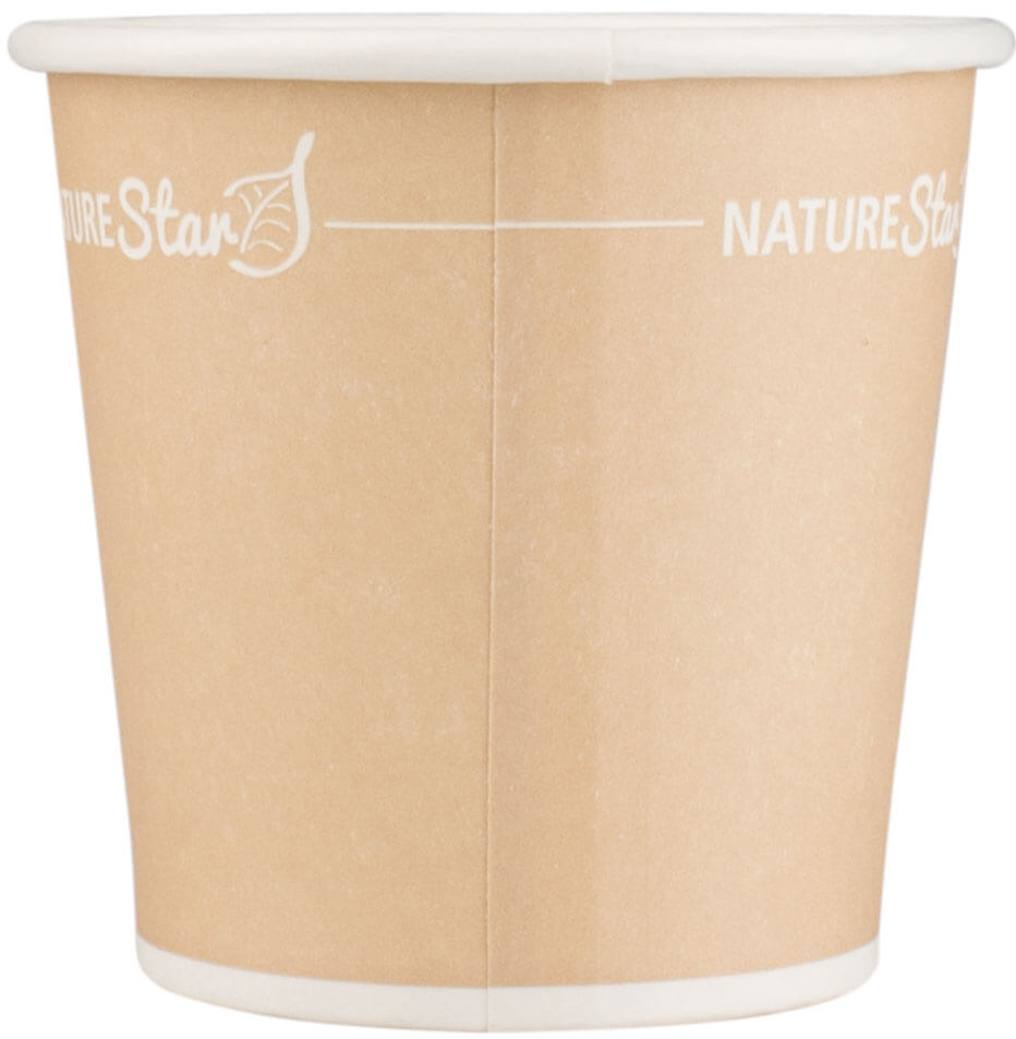 Espresso-/Kaffeebecher Papier, braun - 100ml (50 Stk.)