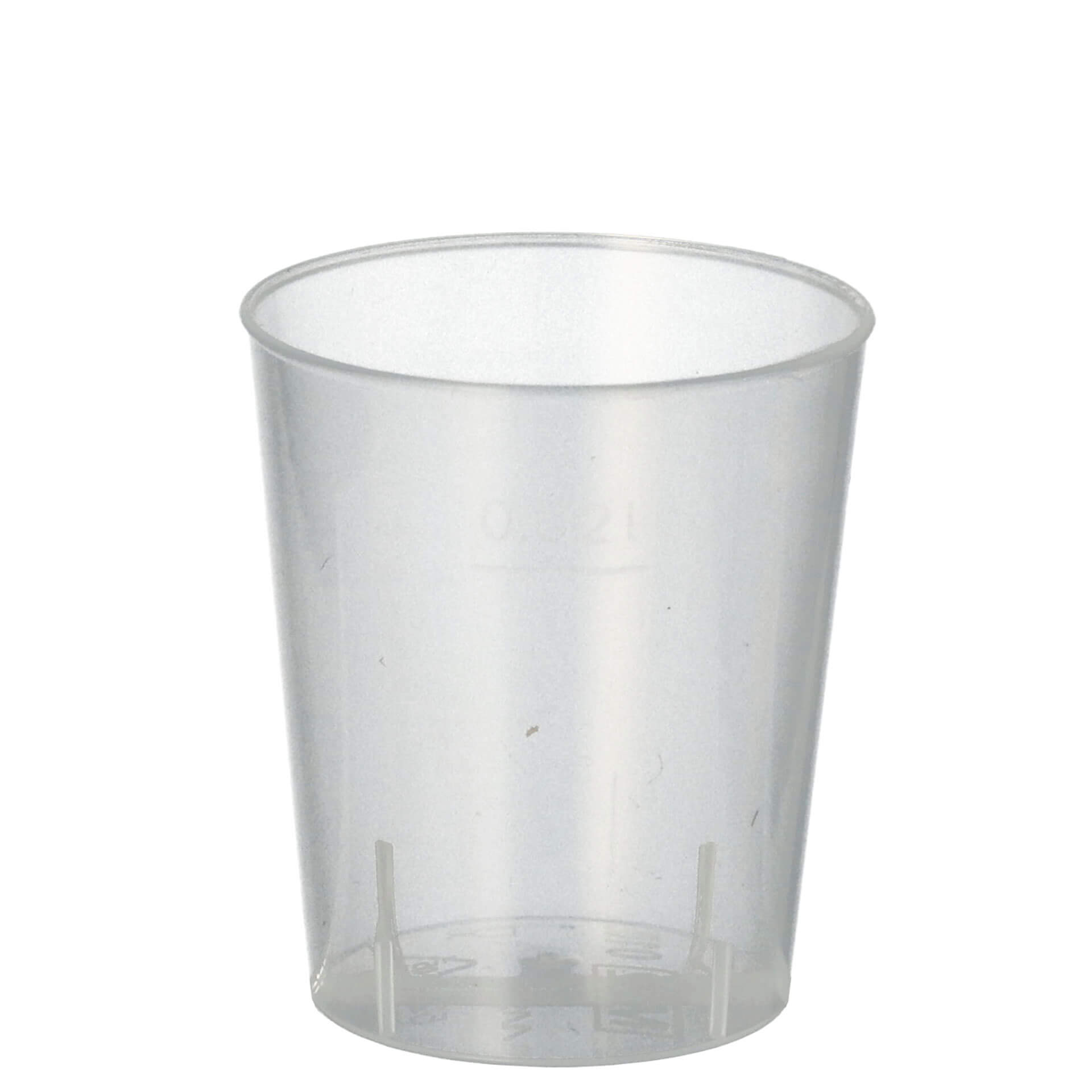 Kunststoff Schnapsglas Mehrweg, Polypropylen - 2cl (50 Stk.)