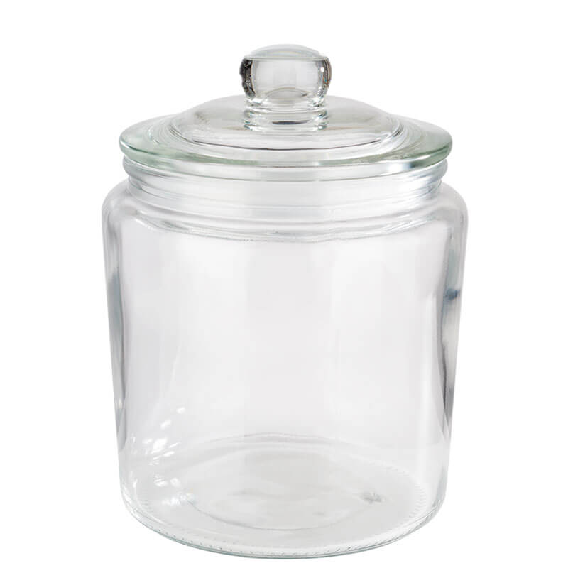 Vorratsglas Classic mit Glasdeckel und Dichtung - 0,9l Vorratsglas Classic mit Glasdeckel und Dichtung - 0,9l