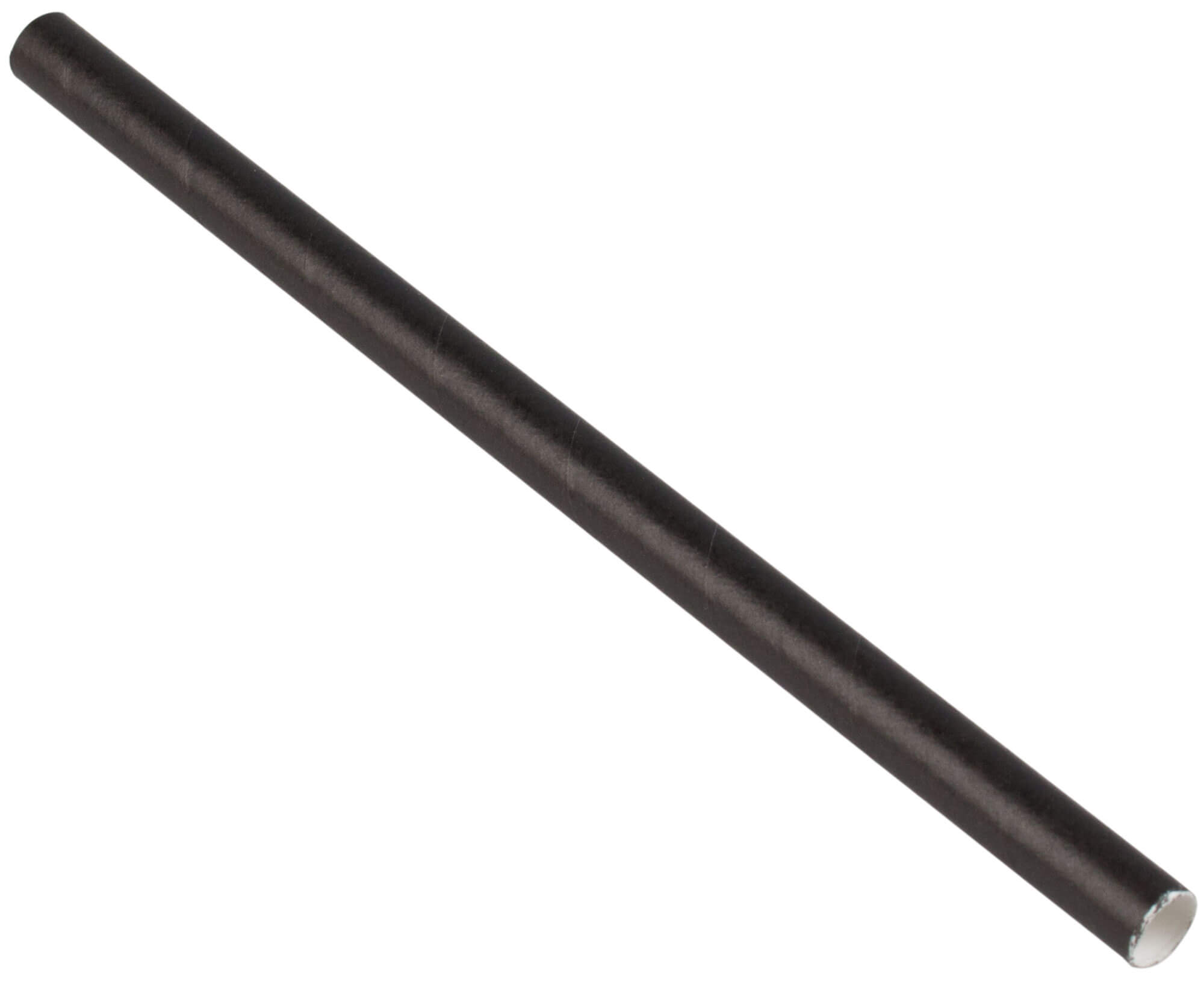 Trinkhalme, Papier (8x150mm), Prime Bar - schwarz (100 Stk.)