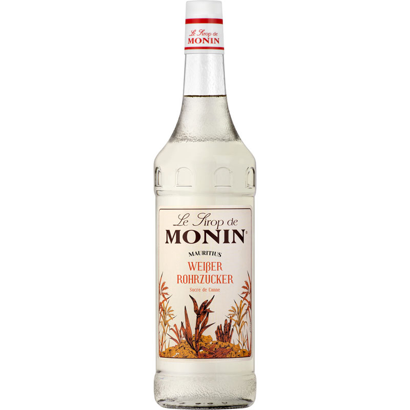 Rohrzucker weiß - Monin Sirup (1,0l) Rohrzucker weiß - Monin Sirup (1,0l)