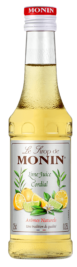 Lime Juice Cordial - Monin Sirup Kleinflasche (0,25l)
