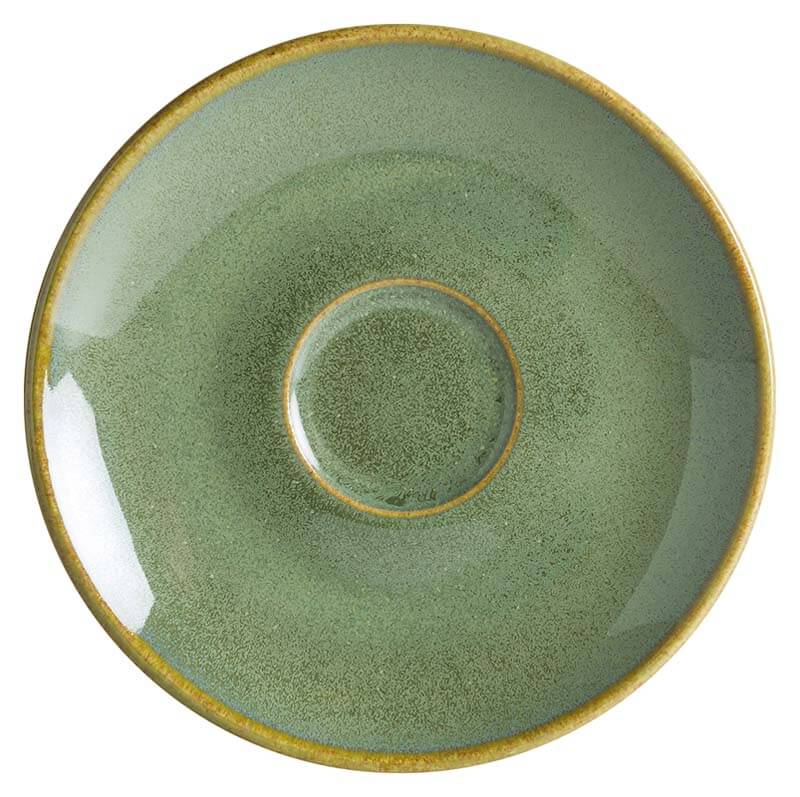 Bonna Sage Rita Untertasse 12cm grün - 6 Stück Bonna Sage Rita Untertasse 12cm grün - 6 Stück