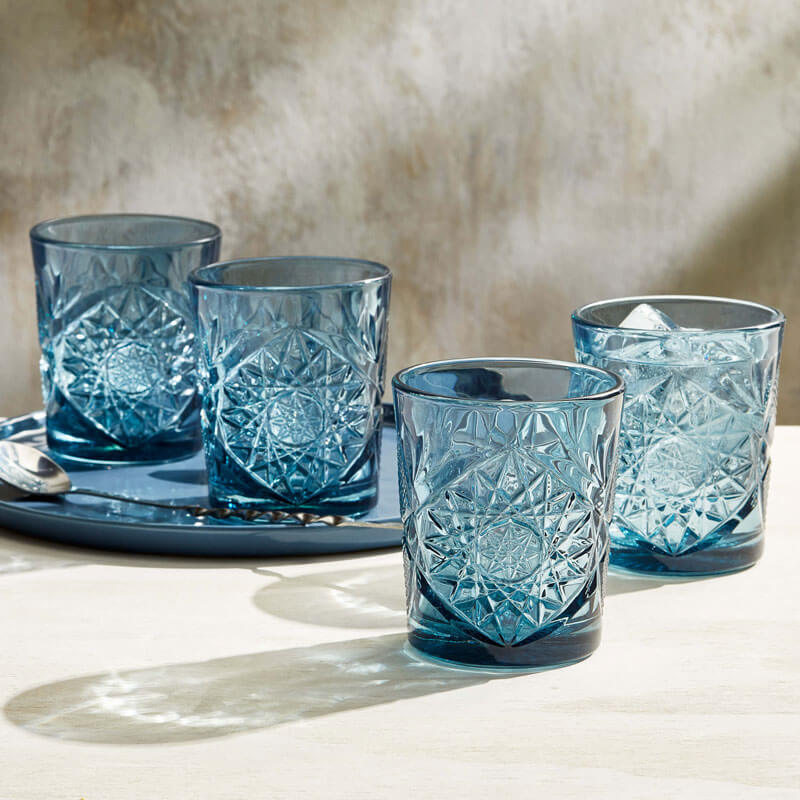 D.O.F. Glas ICON blau, Onis - 355ml (6 Stk.) D.O.F. Glas ICON blau, Onis - 355ml (6 Stk.)