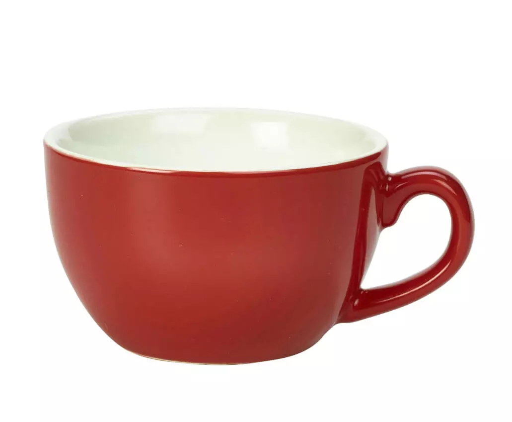 Cappuccinotasse rot - 175ml (6 Stk.) Cappuccinotasse rot - 175ml (6 Stk.)