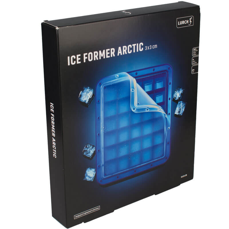 Eiswürfelform Arctic mit Deckel, Platin-Silikon, Lurch - 3cm