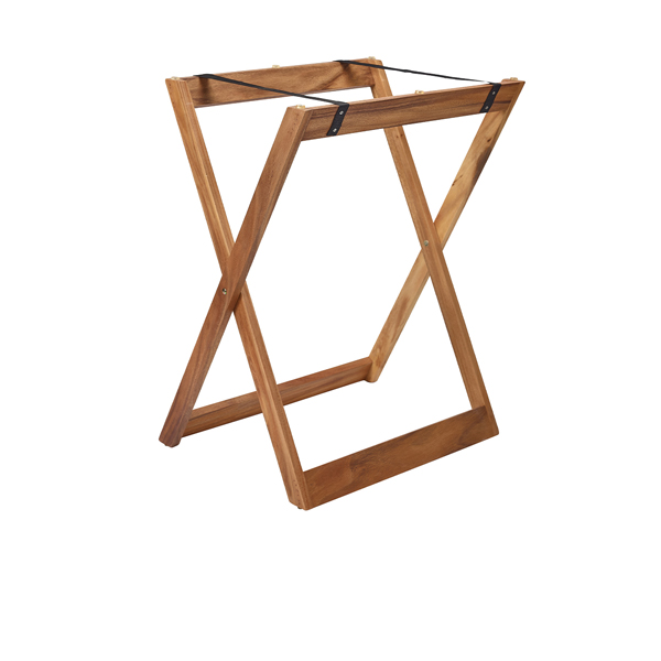 Butler-Tablettständer aus Akazienholz - 45,5x56x77cm Butler-Tablettständer aus Akazienholz - 45,5x56x77cm