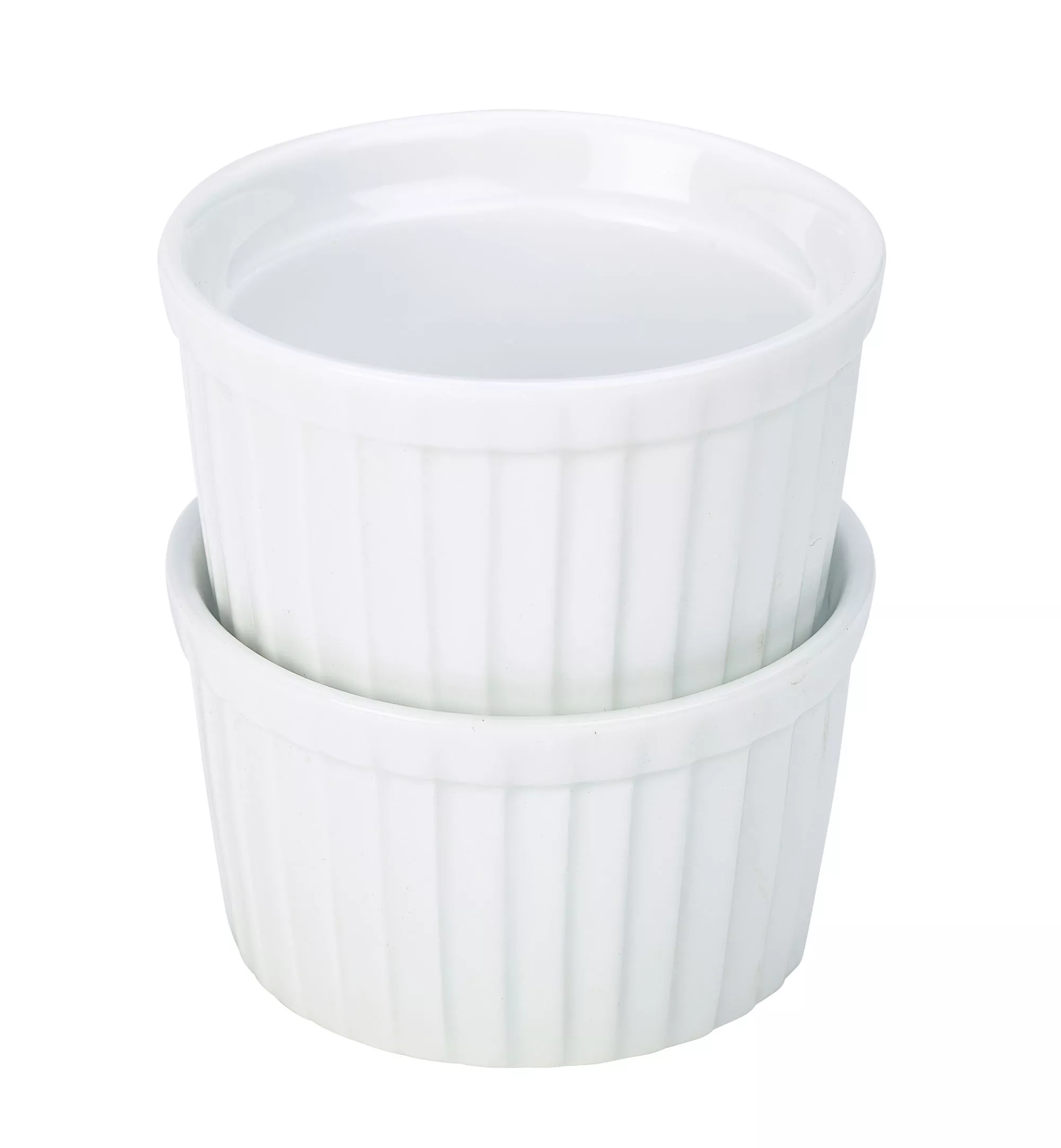 Dipschale stapelbar, Porzellan weiß - 85ml (12 Stk.) Dipschale stapelbar, Porzellan weiß - 85ml (12 Stk.)