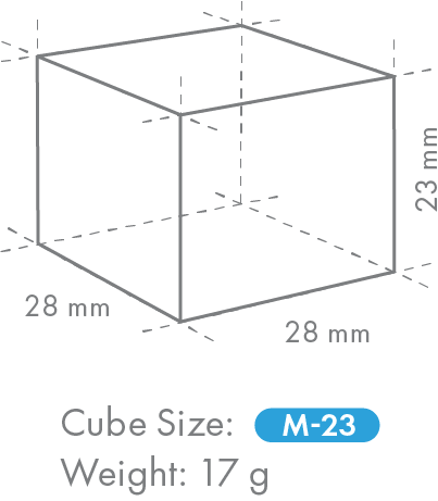 Hoshizaki Ultra Cube IM-130WPE-U-23 - Medium cubes (28 x 28 23mm) N/A Hoshizaki Ultra Cube IM-130WPE-U-23 - Medium cubes (28 x 28 23mm) N/A