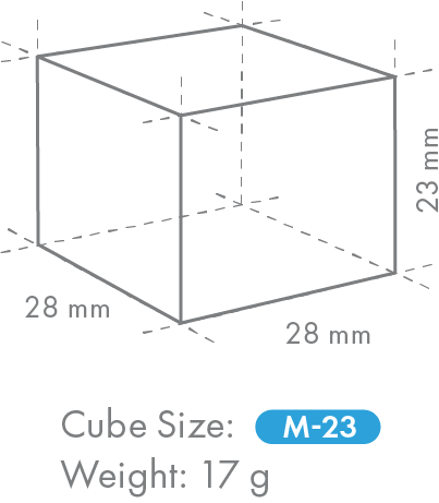 Hoshizaki Elite Cube IM-130WPE-E-23 - Mittlere Würfel (28 x 28 x23mm) N/A Hoshizaki Elite Cube IM-130WPE-E-23 - Mittlere Würfel (28 x 28 x23mm) N/A