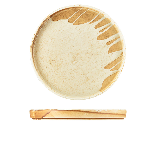 Präsentationsteller Roko Sand – 26 cm (4 Stk.)