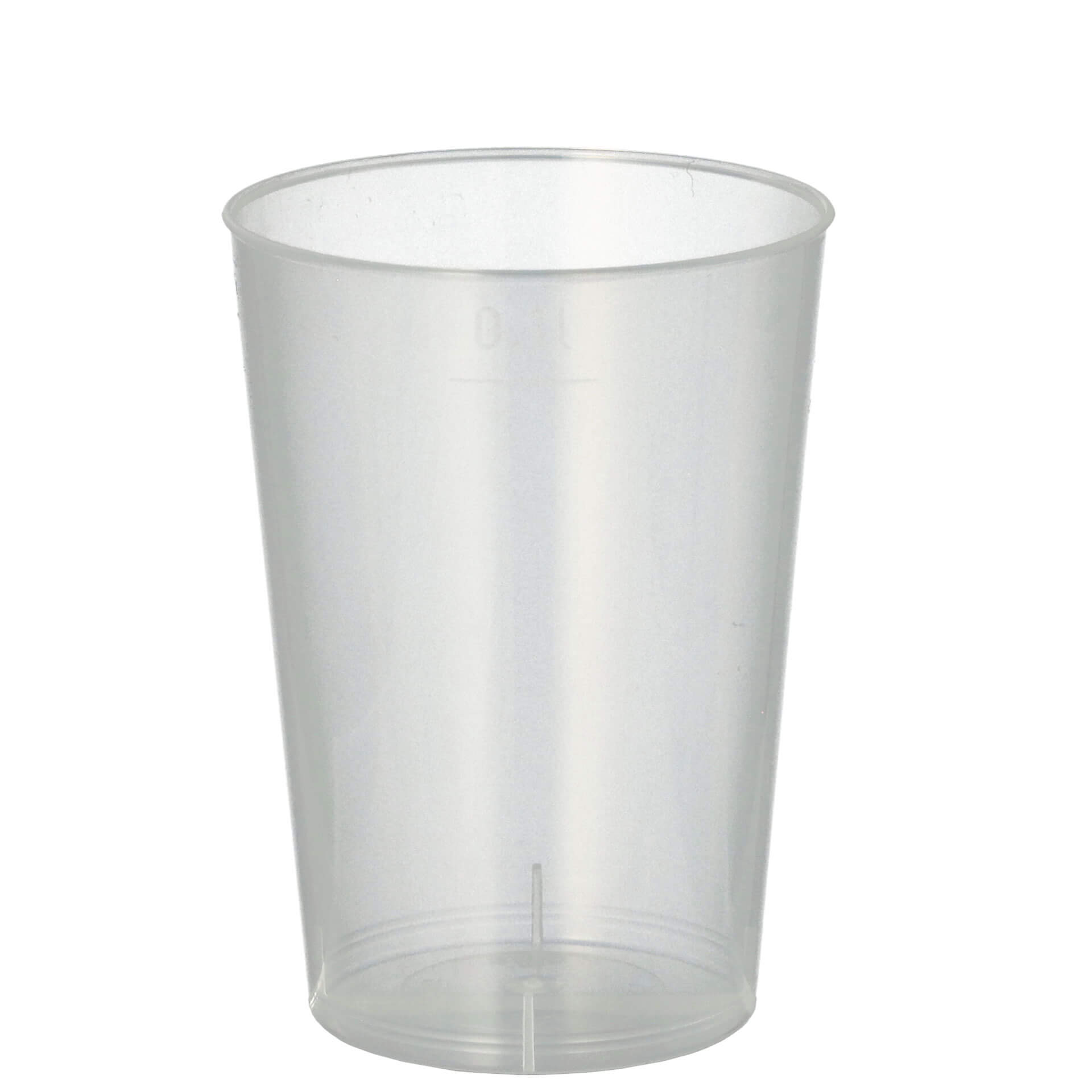 Kunststoffbecher Mehrweg, Polypropylen - 0,1 l (40 Stk.)