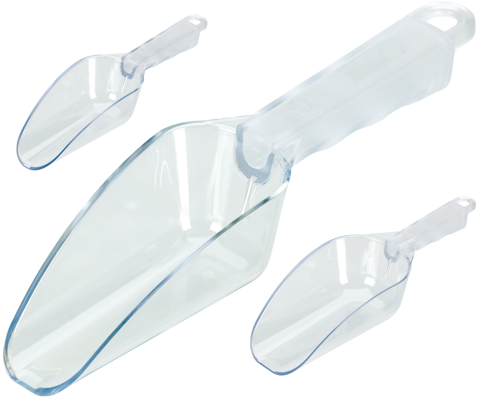 Eisschaufel, Polycarbonat transparent - 0,35l