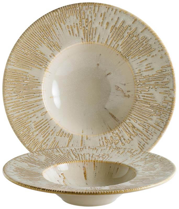 Bonna Snell Sand Banquet Pastateller 28cm beige - 6 Stück Bonna Snell Sand Banquet Pastateller 28cm beige - 6 Stück