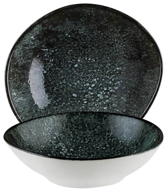 Bonna Cosmos Black Vago Schälchen 18cm, 47cl schwarz - 12 Stück Bonna Cosmos Black Vago Schälchen 18cm, 47cl schwarz - 12 Stück