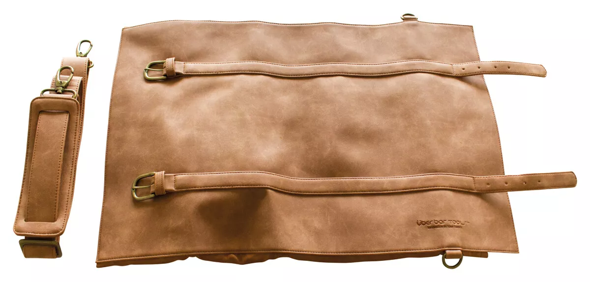 Bartasche LuxRoll, ohne Inhalt, Überbartools - braun Bartasche LuxRoll, ohne Inhalt, Überbartools - braun