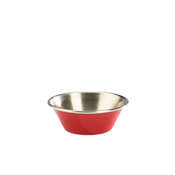 Dipschale, Edelstahl, rot - 43ml (24 Stk.)