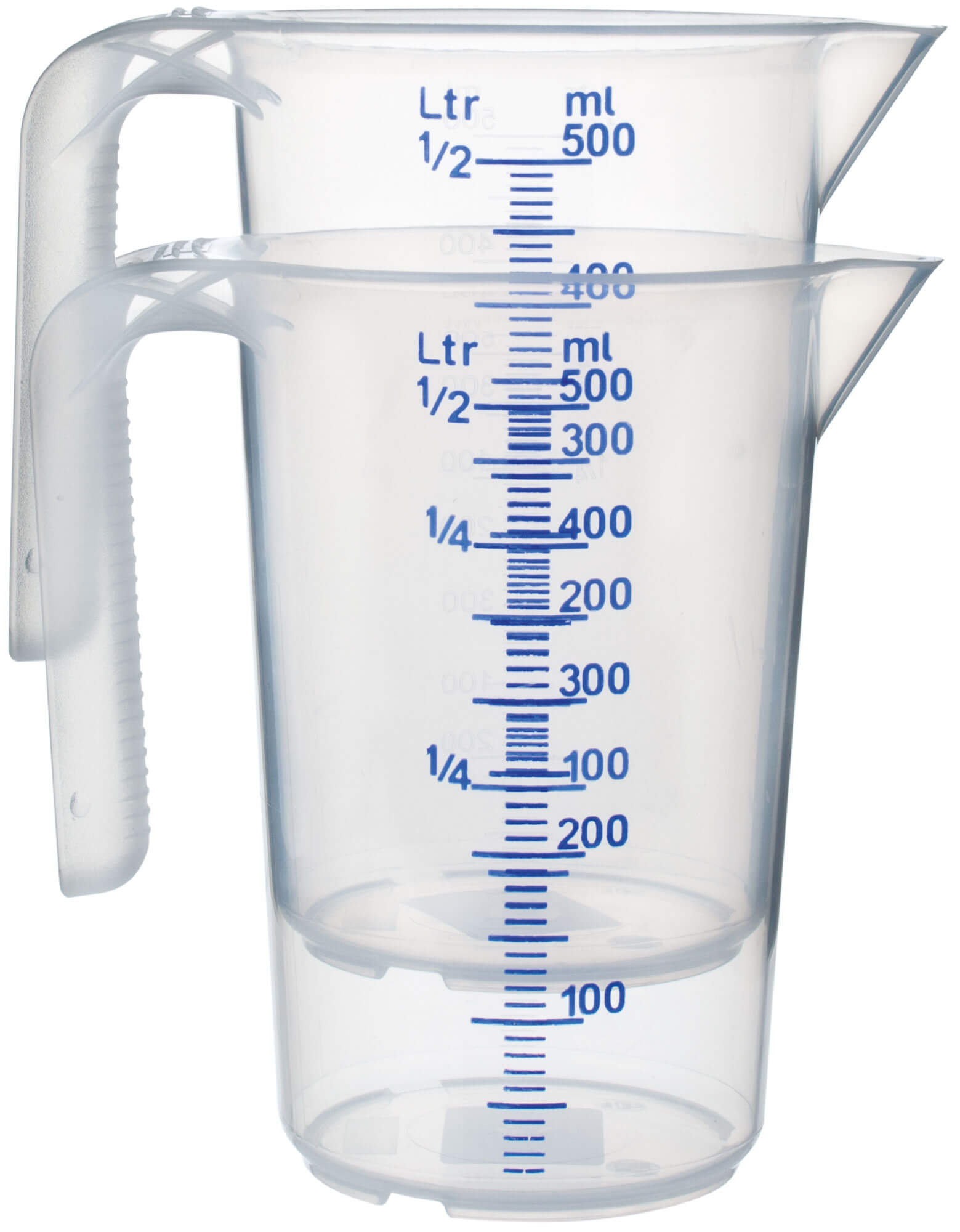 Messbecher stapelbar, PP - Skalierung bis 500ml