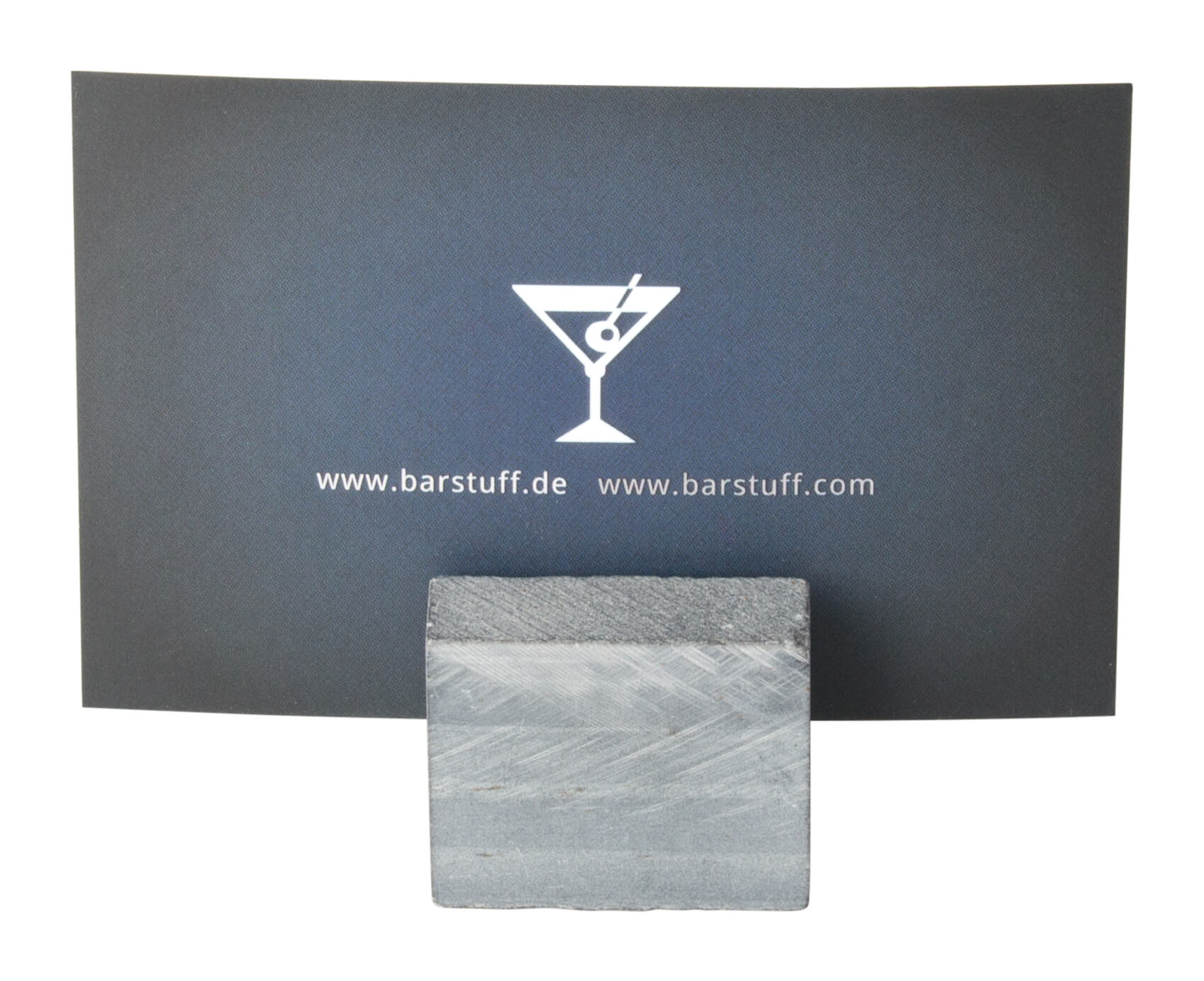 Kartenhalter Schiefer mini - 3x2,5x2,5cm
