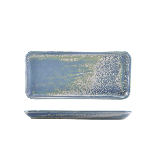 Schmale rechteckige Platte Terra Seafoam – 27 x 12,5 cm (6 Stk.)