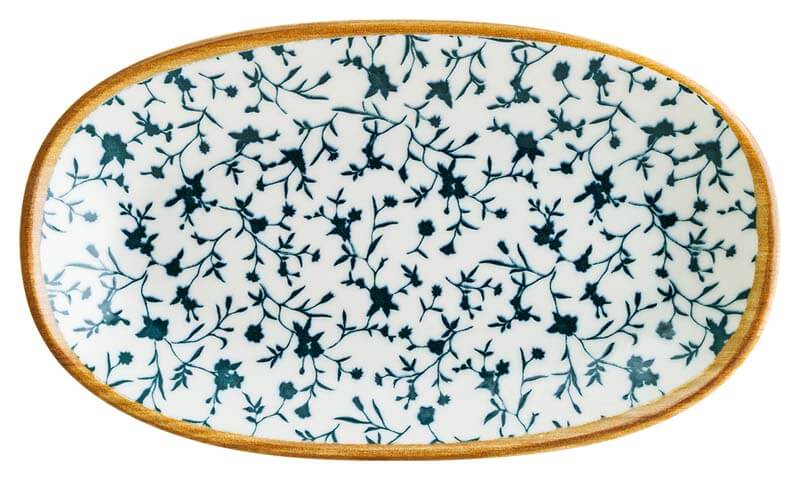 Bonna Calif Gourmet Platte oval 15x8,5cm blau - 12 Stück Bonna Calif Gourmet Platte oval 15x8,5cm blau - 12 Stück
