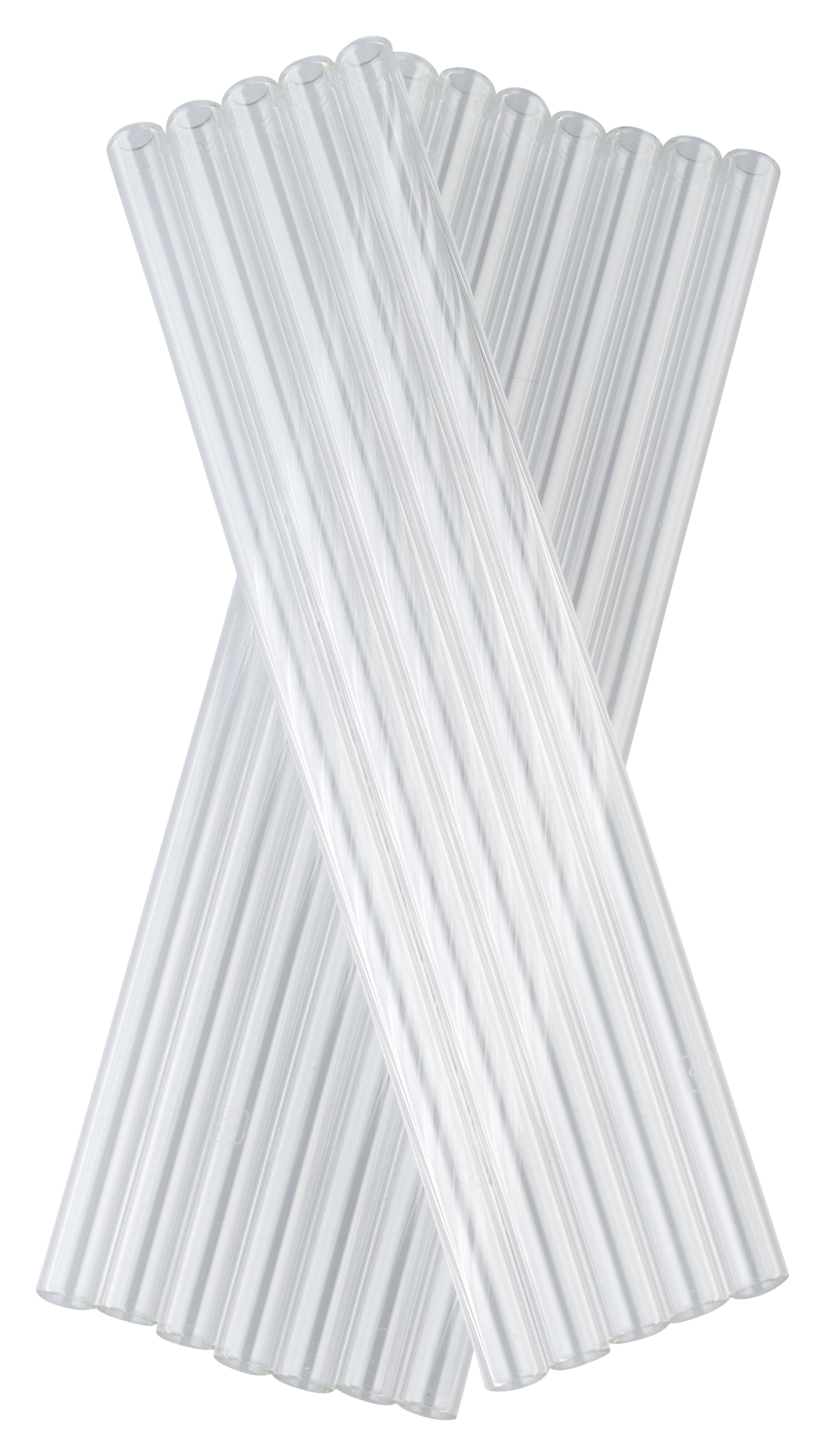 Glastrinkhalme (9x200mm), Leonardo - klar (12 Stk.)
