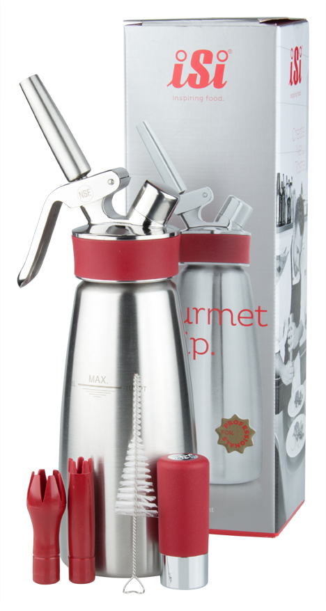 iSi Sahnebereiter "Gourmet Whip PLUS", Edelstahl - 0,5l