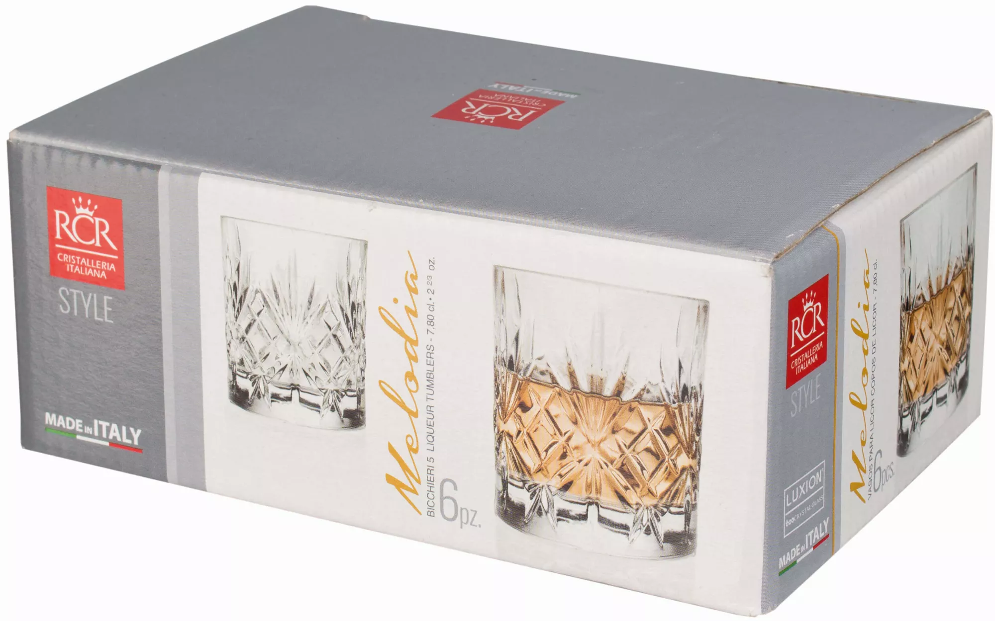 Shotglas Melodia, RCR - 78ml Shotglas Melodia, RCR - 78ml
