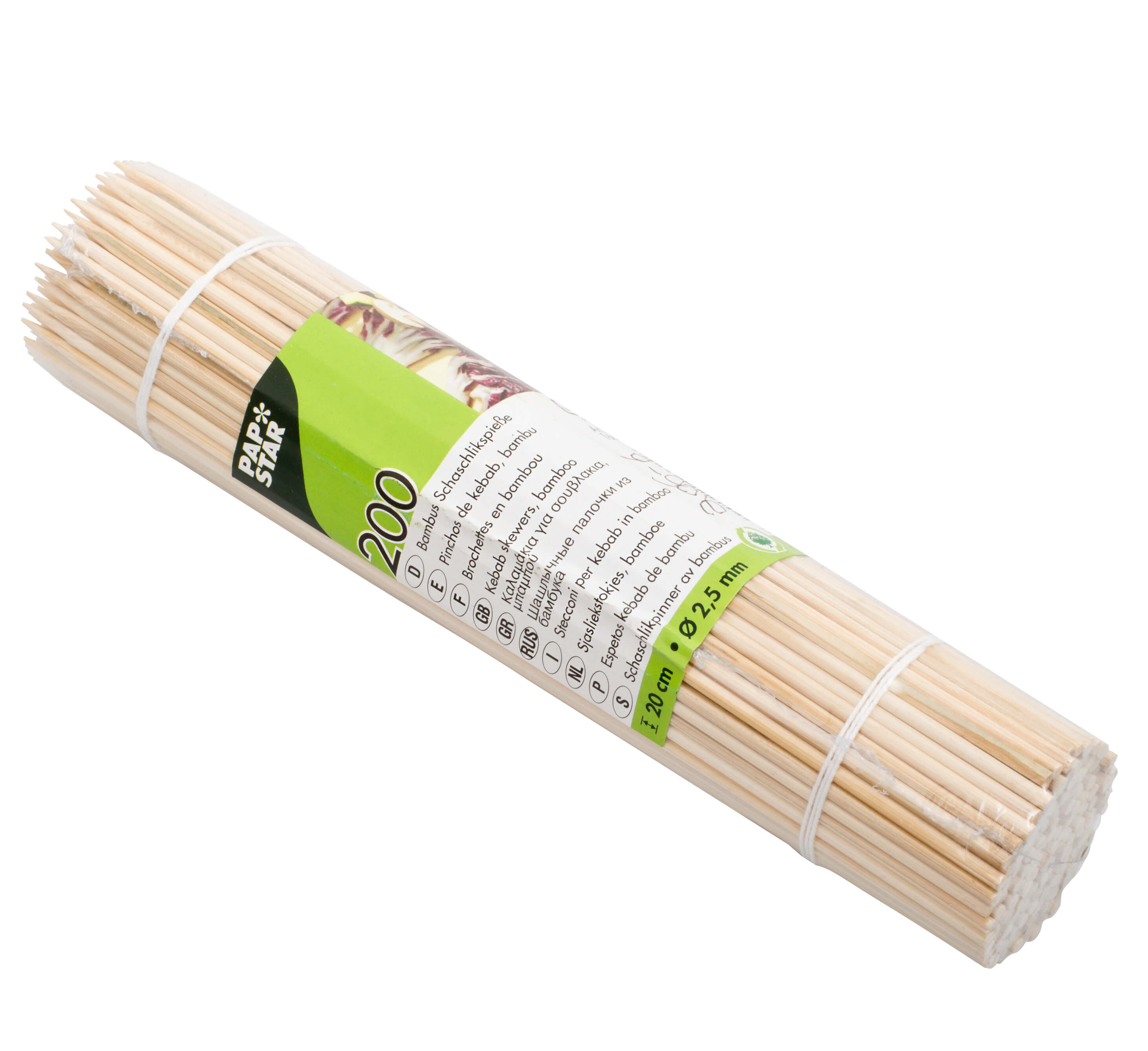 Bambus Spieße - 20,0cm (200 Stk.)