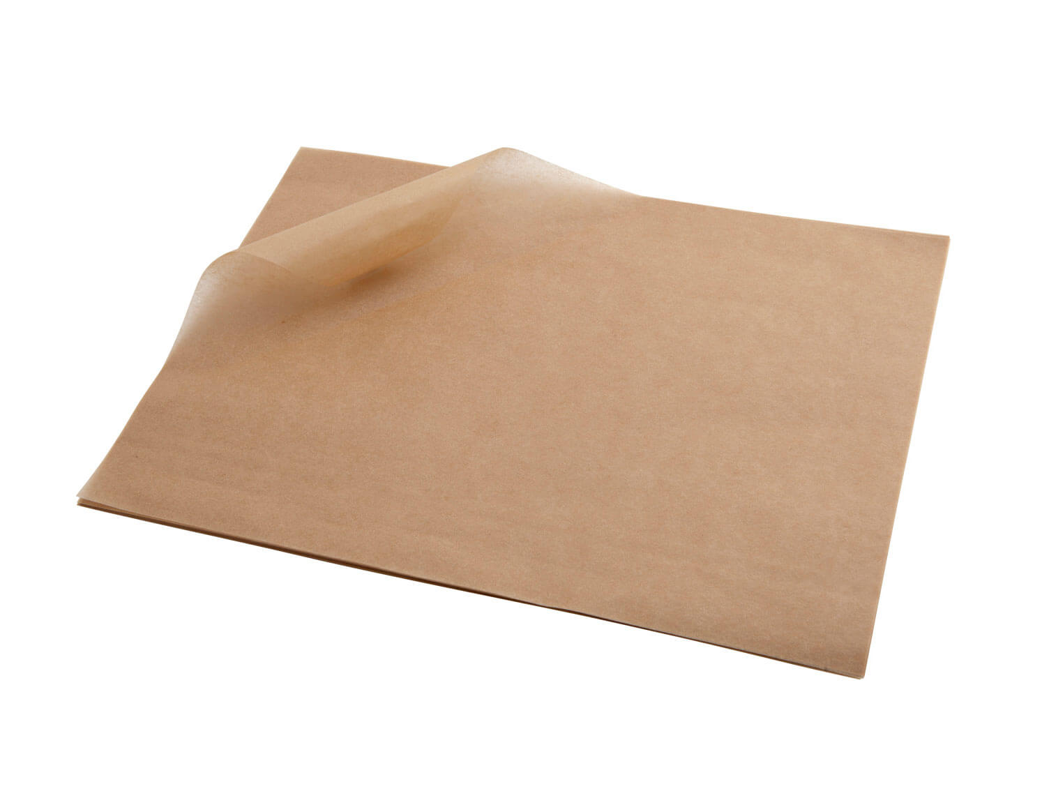 Einschlagpapier fettdicht, braun - 25x20cm (1000 Stk.)