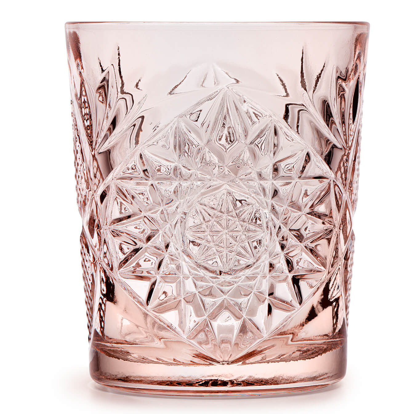 D.O.F. Glas Hobstar coral, Libbey - 355ml