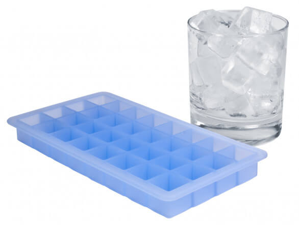 Eiswürfelform, Würfel - Platin-Silikon (2cm)