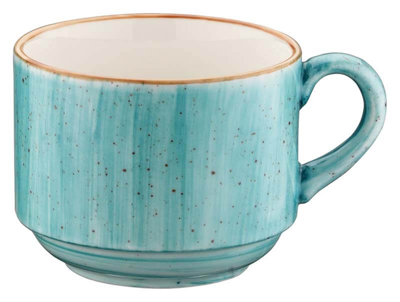 Bonna Aura Aqua Banquet Obertasse 21cl stapelbar türkis - 6 Stück Bonna Aura Aqua Banquet Obertasse 21cl stapelbar türkis - 6 Stück