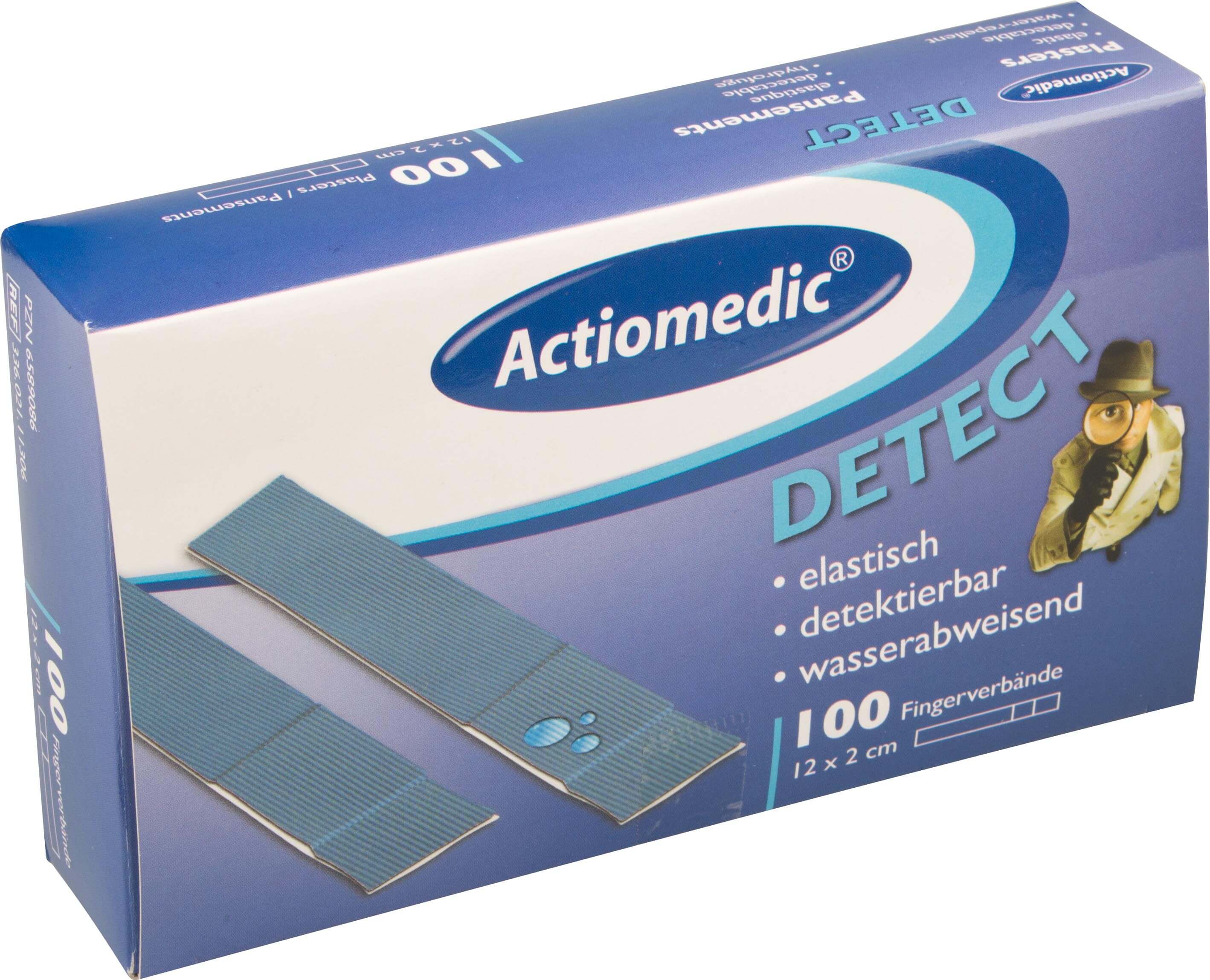 Fingerverband, Detect - Actiomedic, 20mm x 120mm (100 Stk.)