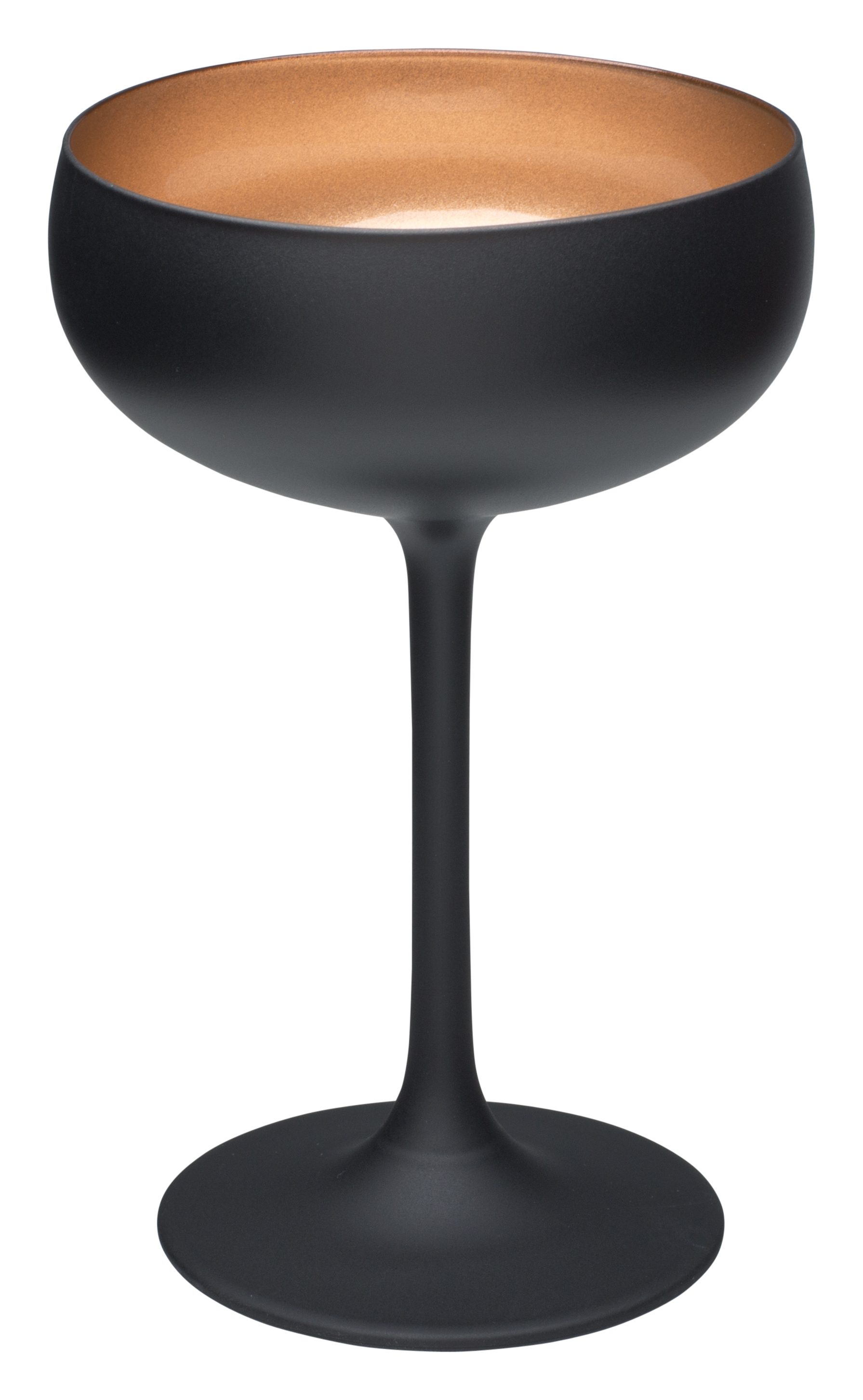 Cocktailschale, matt schwarz/bronze, Elements Stölzle - 230ml