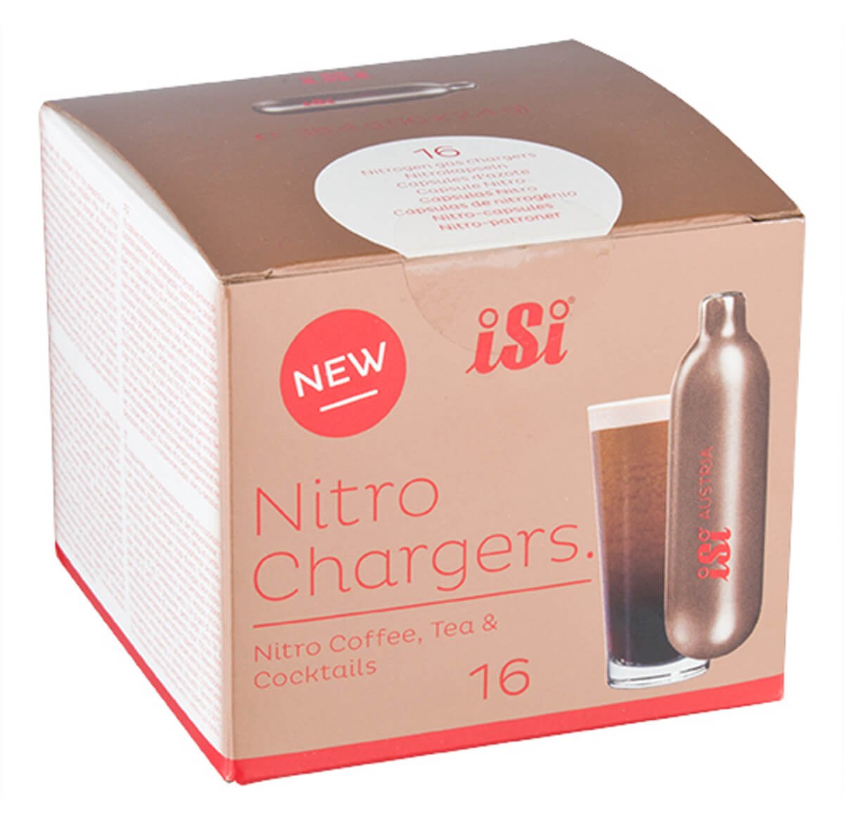 iSi Nitro Chargers - Nitrokapseln (16 Stk.)