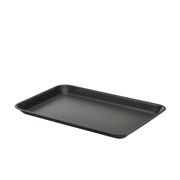 Tablett, verzinkter Stahl, matt schwarz - 31,5x21,5x2cm Tablett, verzinkter Stahl, matt schwarz - 31,5x21,5x2cm
